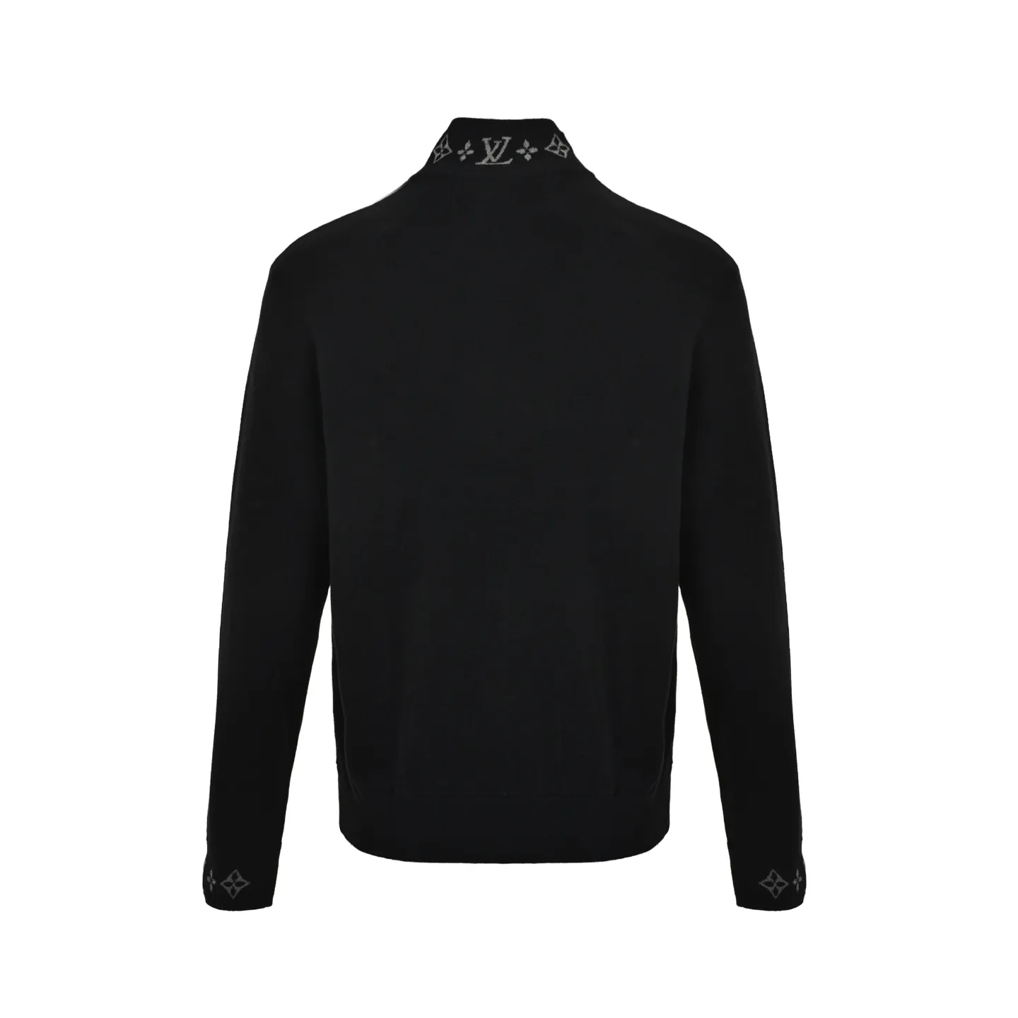 Louis Vuitton/Louis Vuitton jacquard threaded wool zipper jacket
